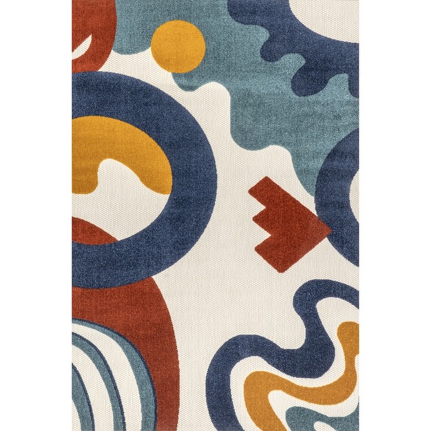 Nuloom Ashley Retro Abstract Indoor outdoor Area Rug