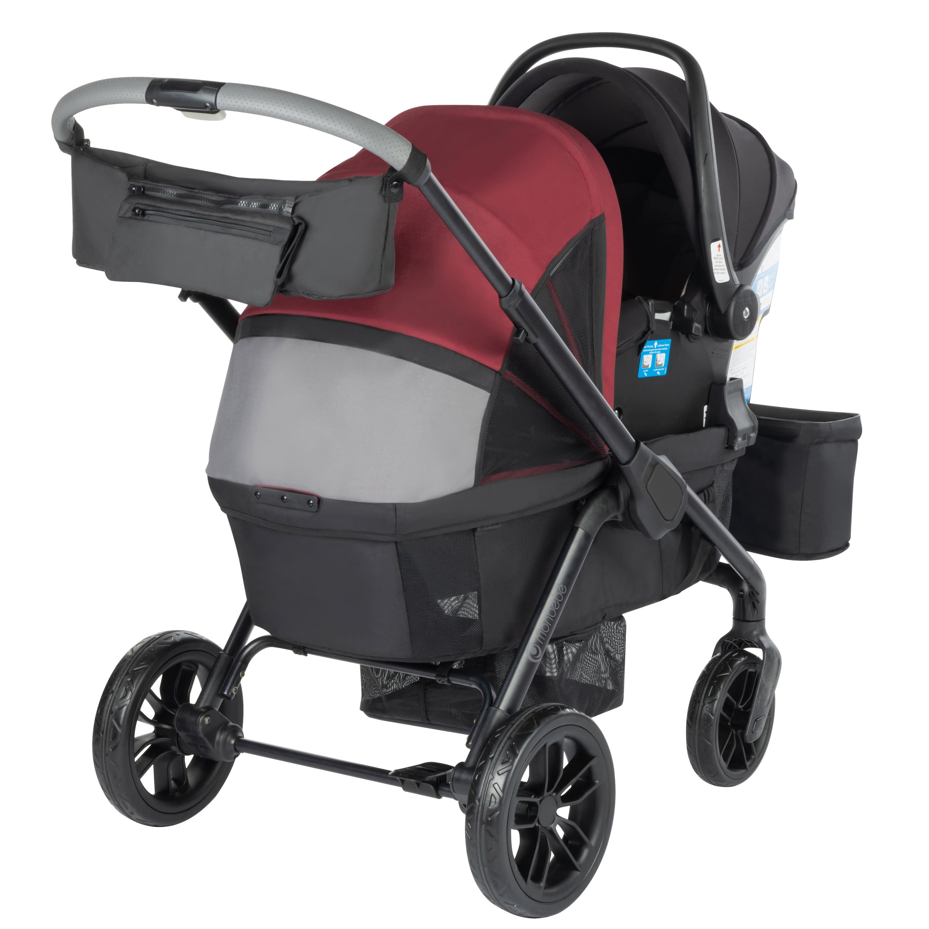 Monbébé Everyday Outings Wagon Stroller, Cardinal Red