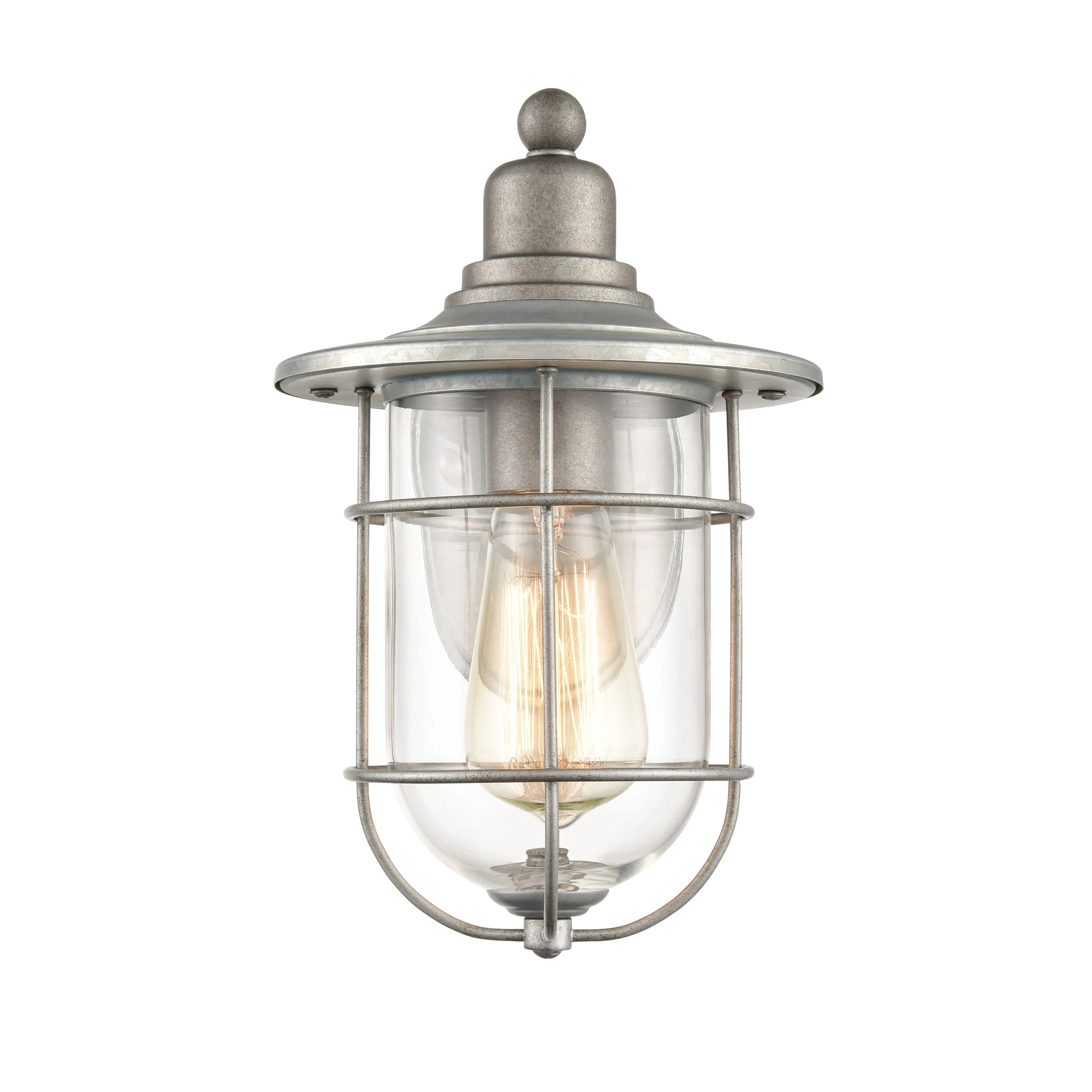 1 Light Metal Outdoor Wall Sconce Shopping - The Best Deals on Outdoor Wall Lanterns | 37641352