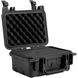 Big Red 9.2 in. L x 8 in. W x 4.8 in. H Small Watertight Case with Foam in Black AJFW611R