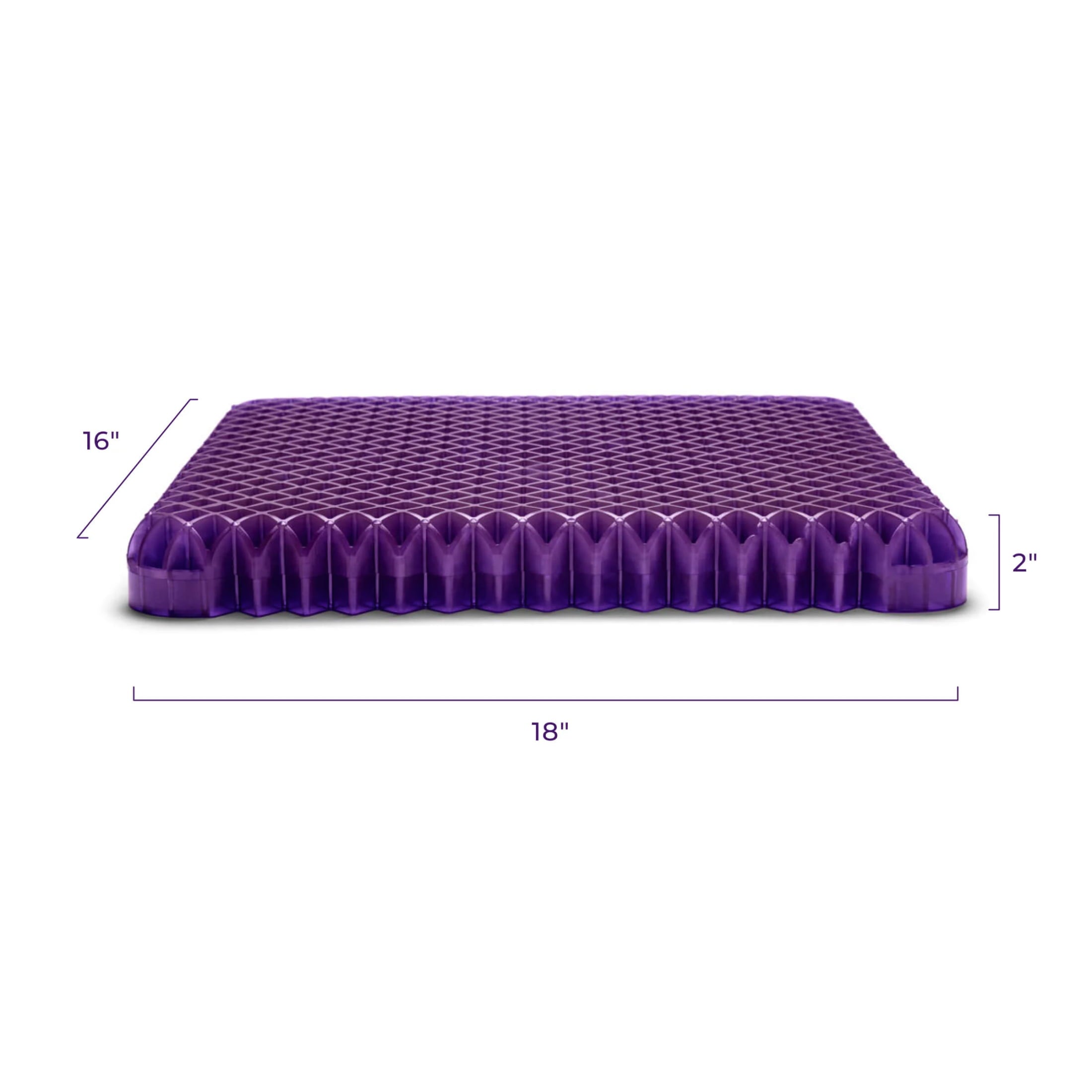 Purple Royal Seat Cushion - Seat Cushion for The Car Or Office Chair - Temperature Neutral Grid