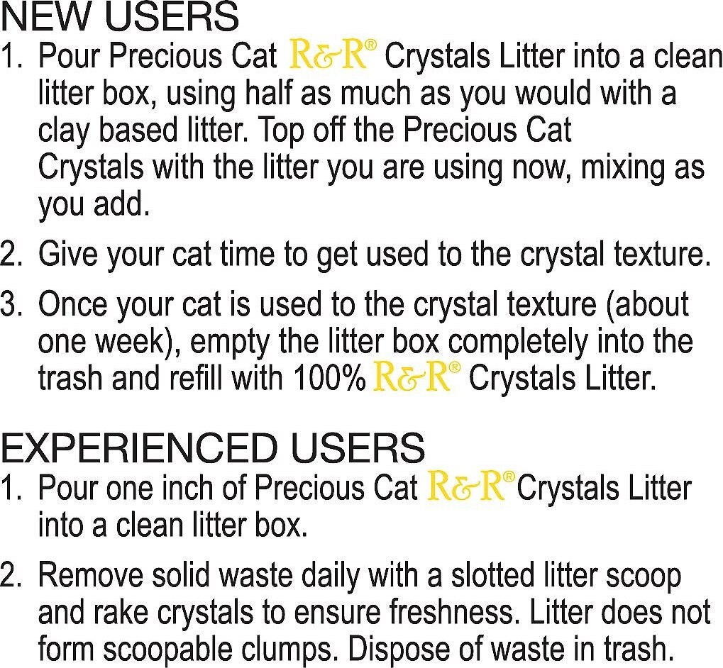 Dr. Elsey's Stress Protection Unscented Non-Clumping Crystal Cat Litter， 7.5-lb bag