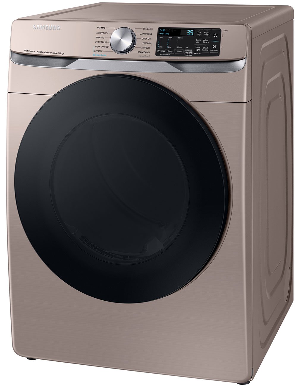  7.5 Cu. Ft. Champagne Smart Electric Dryer With Steam Sanitize+