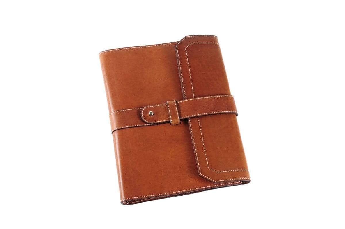 Vachetta Leather Post-Strap Padfolio