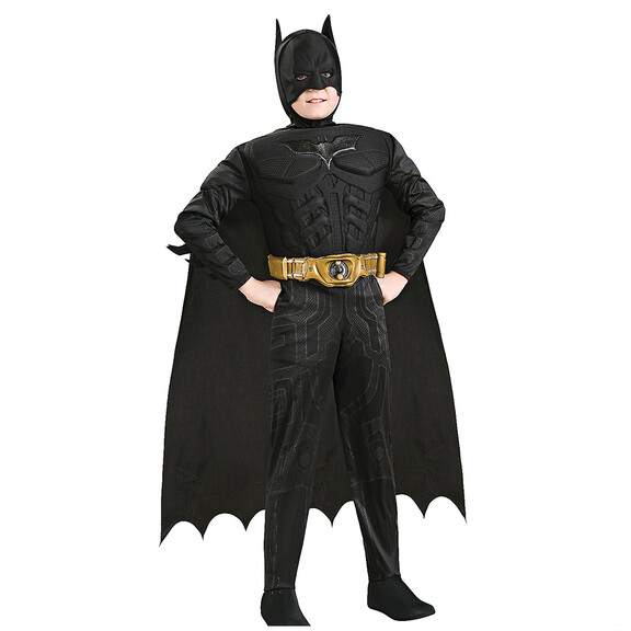 Morris Costumes RU881290T Boy's Batman Muscle Ches...