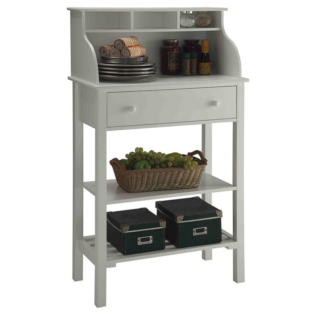 Designs2go Office kitchen Storage Desk White Breighton Home