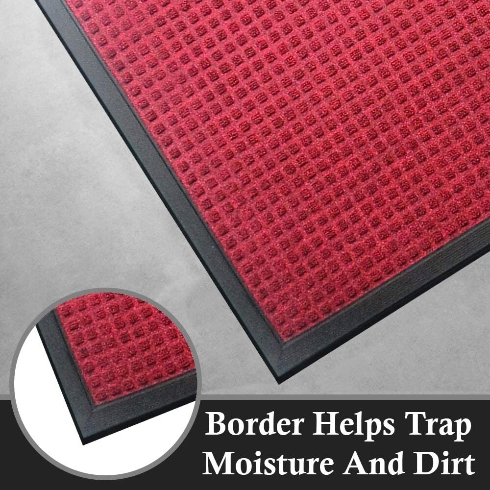 A1HC Heavy Duty Polypropylene Dirt Cleaning   Water Absorbing Doormat 24\