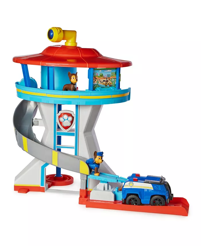 PAW Patrol Lookout Tower Playset with Toy Car Launcher