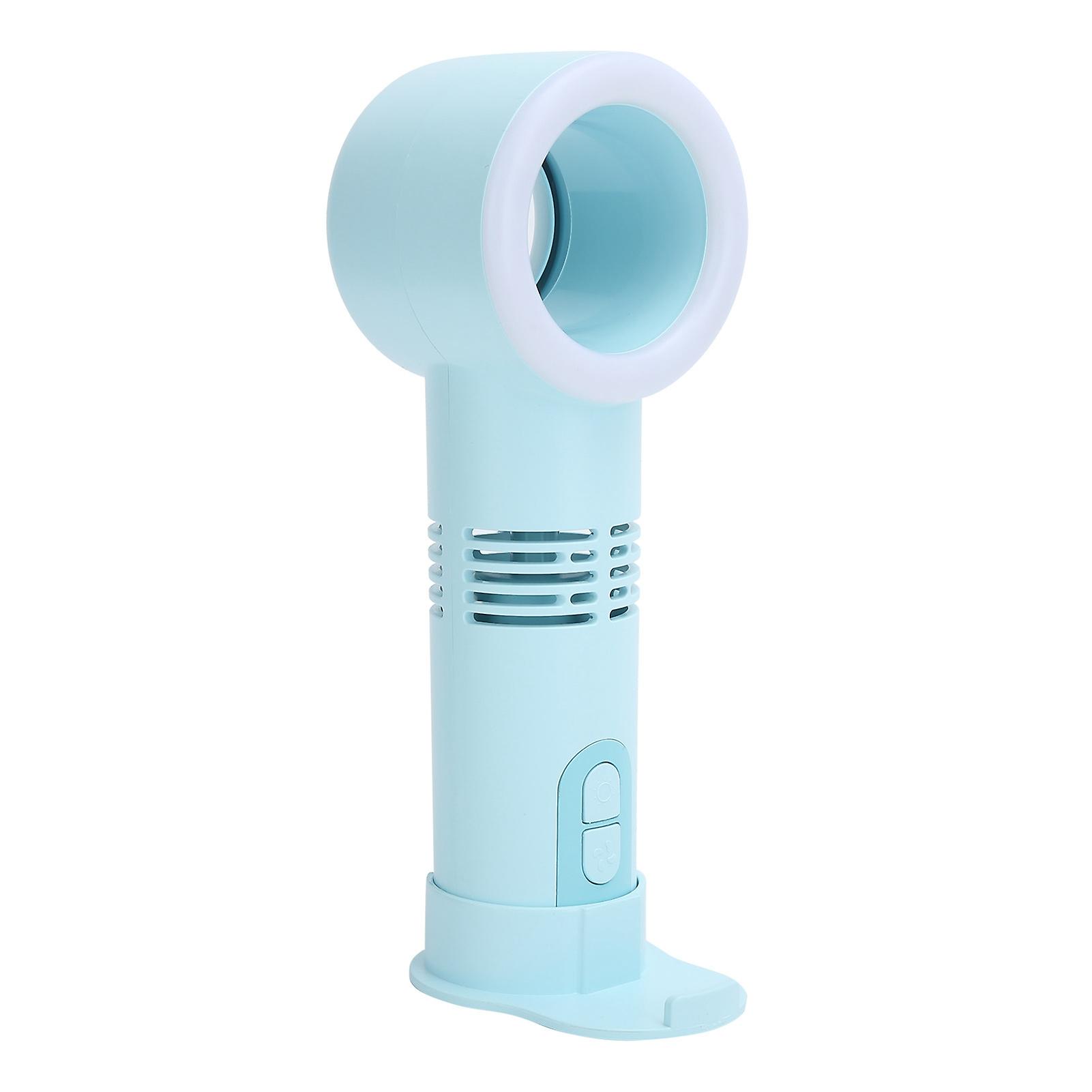 Portable Mini Fan Handheld Bladeless Fan With Mini Night Light Fill Light For Home Bedroom