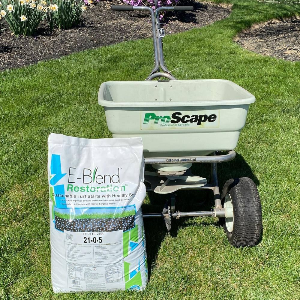 E-BLEND 40 lbs. Restoration Lawn Fertilizer 21-0-5 Covers up to 9300 sq. ft. 2254006