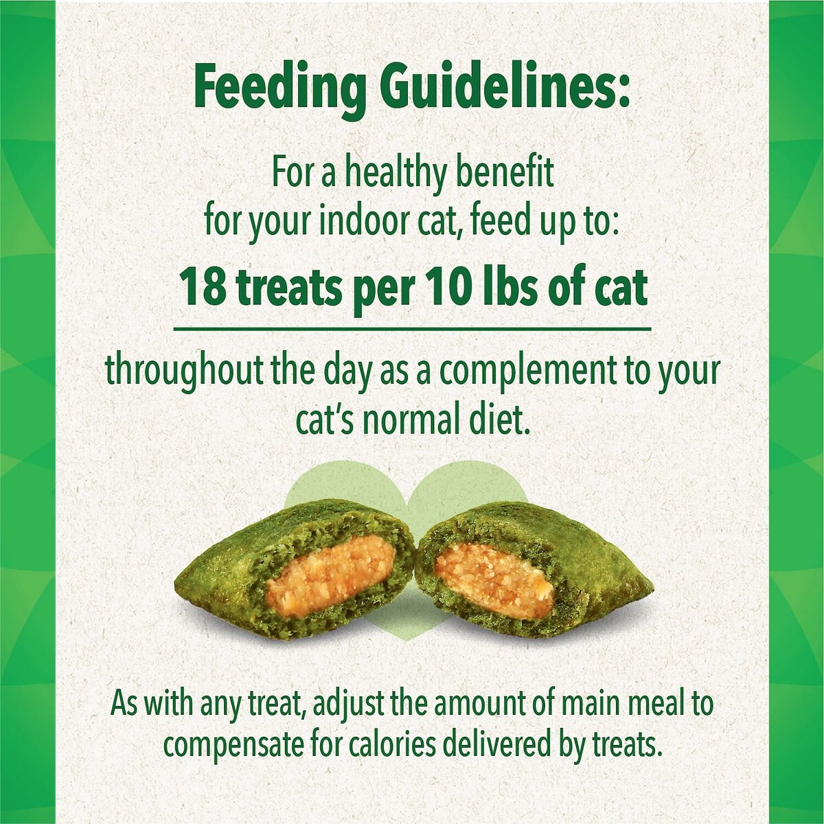 Greenies Feline SmartBites Healthy Indoor Natural Chicken Flavor Soft and Crunchy Adult Cat Treats