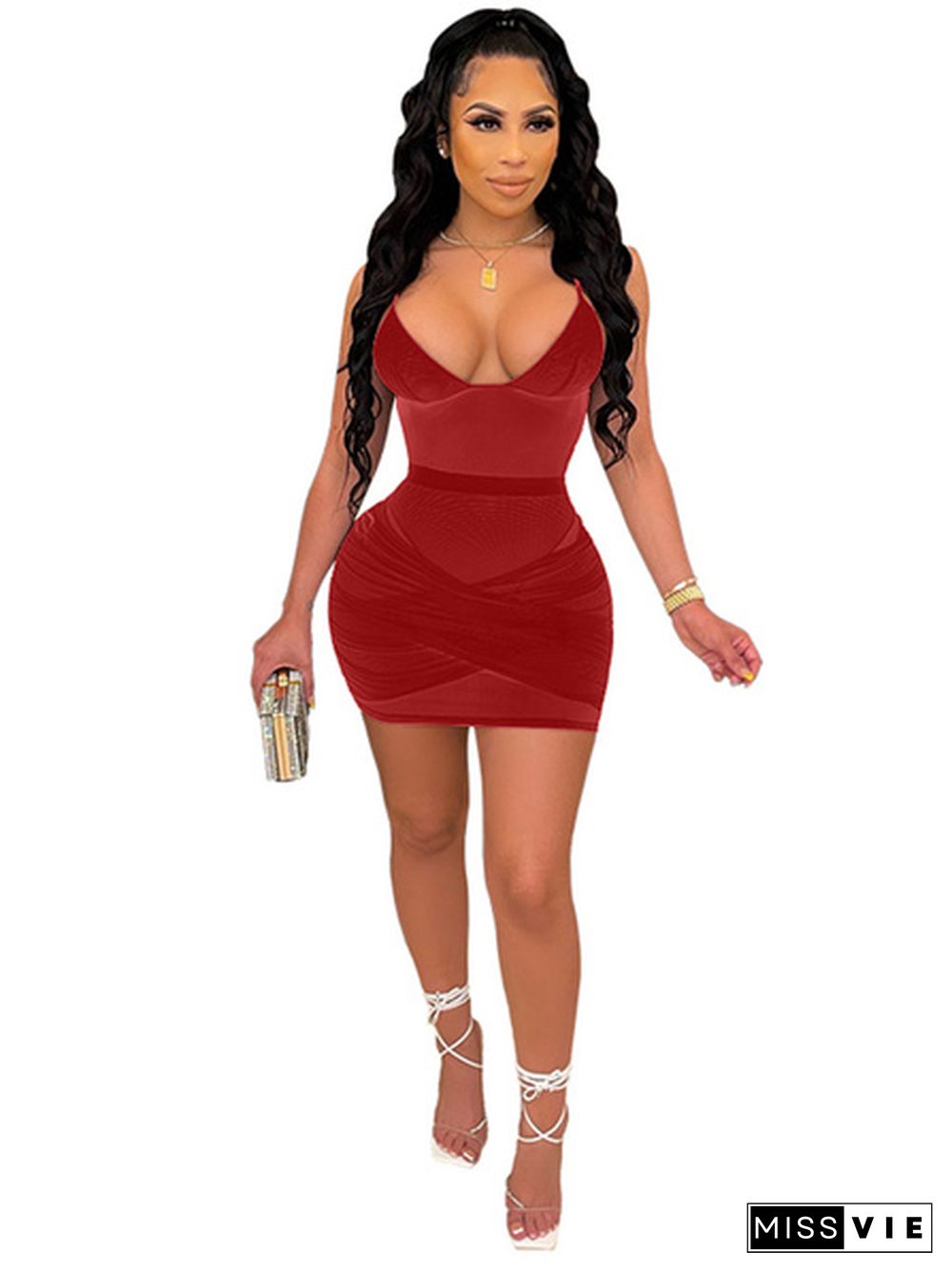 Mesh Bodycon Dress