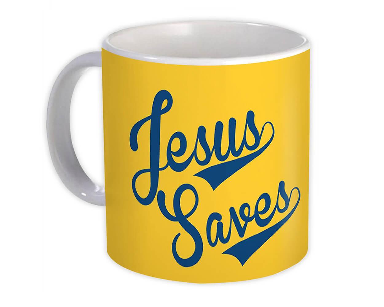 Gift Mug: Jesus Saves Geek