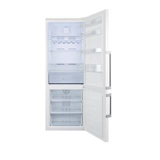 Summit Appliance 27 in. 16.8 cu. ft. Bottom Freezer Refrigerator in White Counter Depth FFBF281W