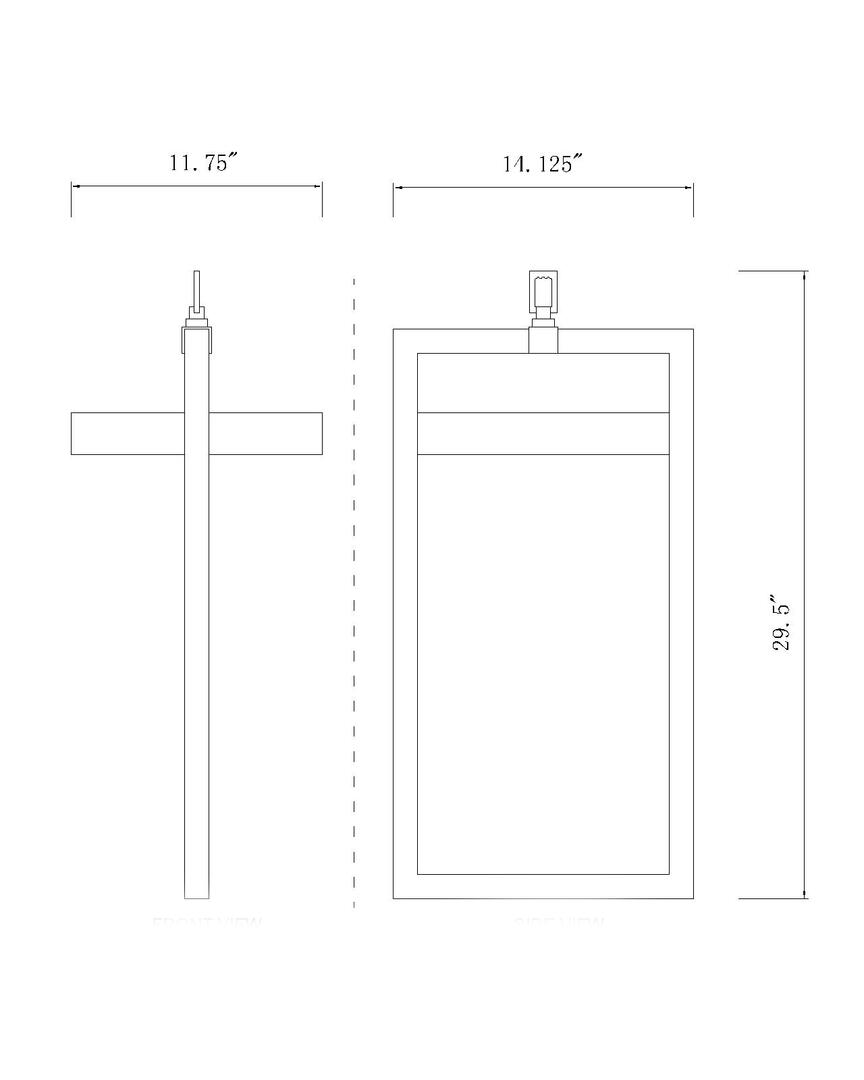 Z-Lite 566CHXLBKLED