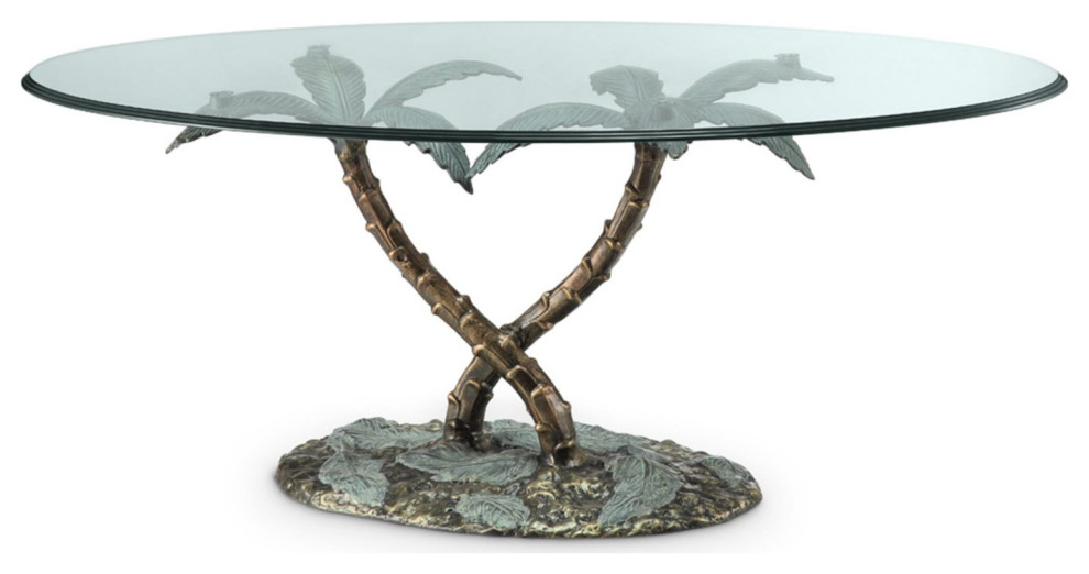 Palm Tree Coffee Table   Tropical   Coffee Tables   by SPI  Houzz