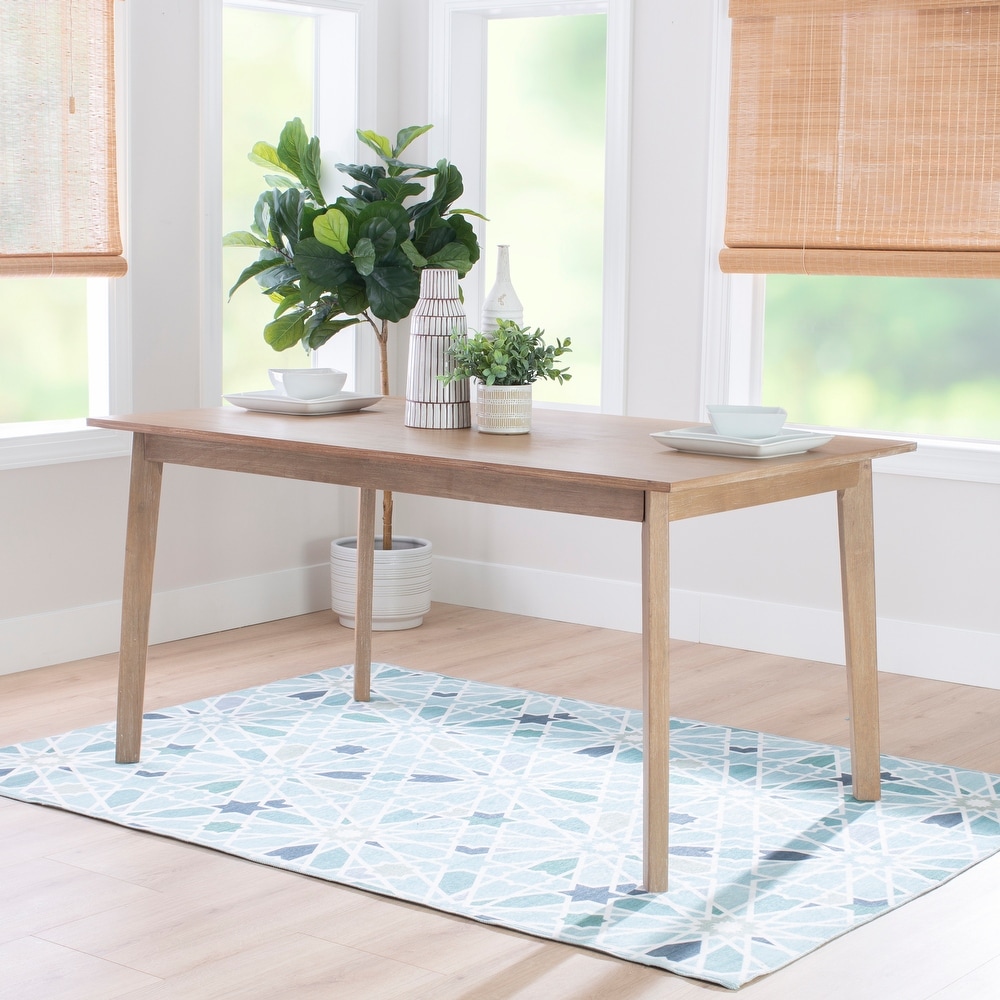 Dolan Solid Rubberwood 60 inch Dining Table