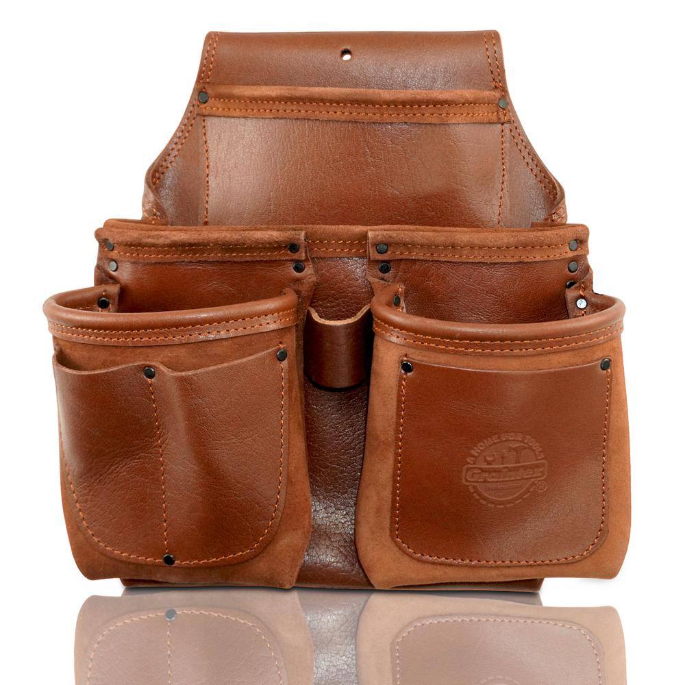 8-Pocket Framers Professional Tool Pouch with Ambassador Series Top Grain Leather AS2553