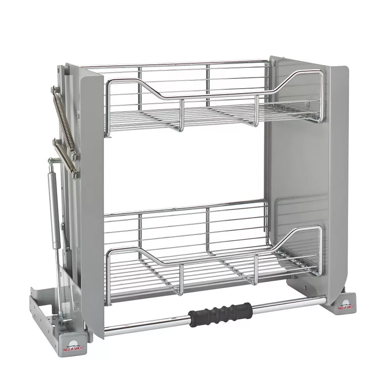 Rev-A-Shelf 5PD-36CRN 36 Inch Chrome Convenient Cabinet Pull Down Shelf System