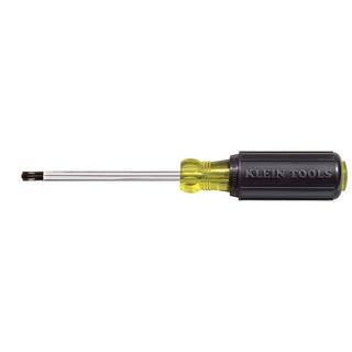 Klein Tools #2 Combo Tip Screwdriver with 4 in. Round Shank and Cushion Grip Handle 7324