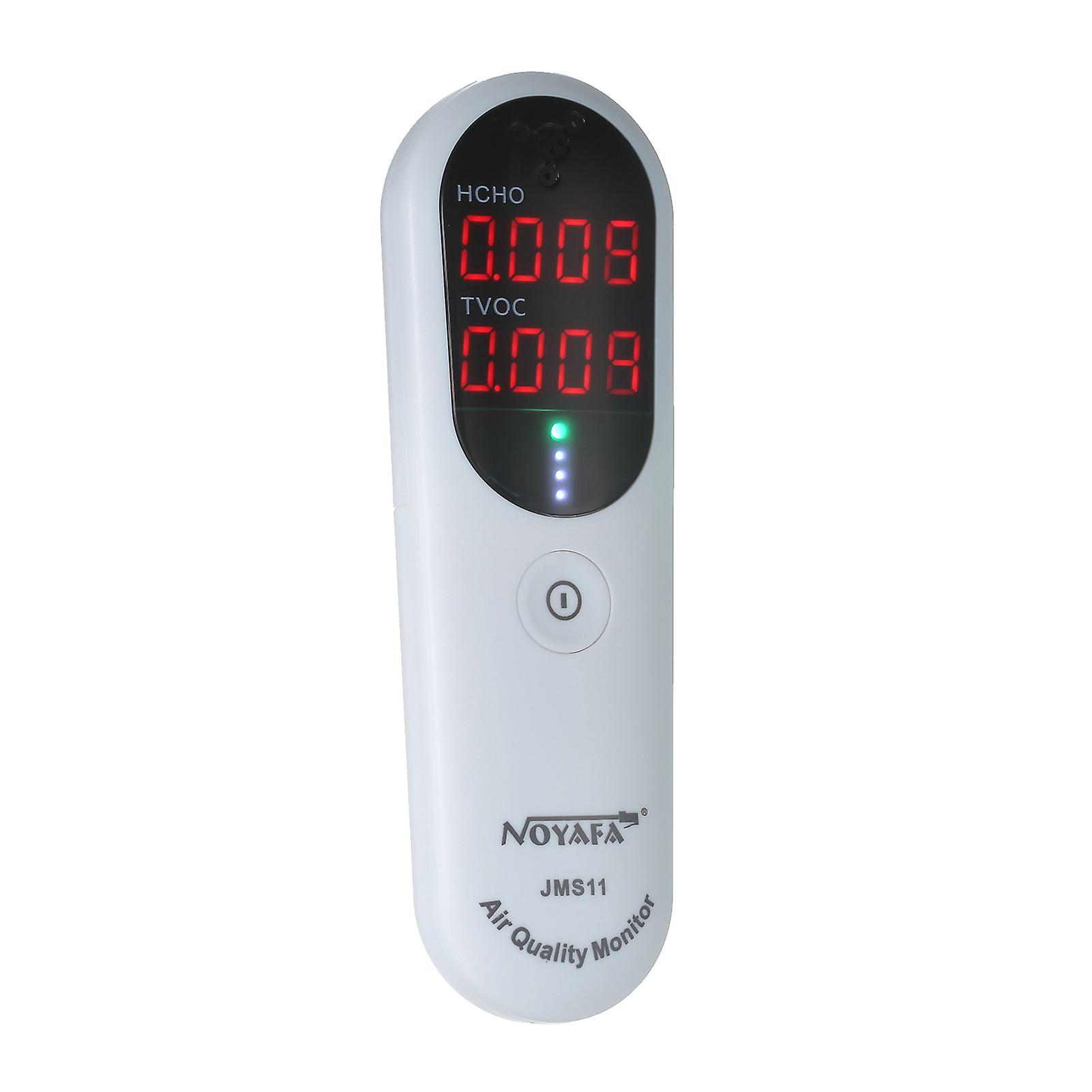 Noyafa Portable Formaldehyde Detector Indoor Air Quality Monitor Hcho And Tvoc Monitor With Audible Alarm Led Indicator For Home Hvac System No.291168