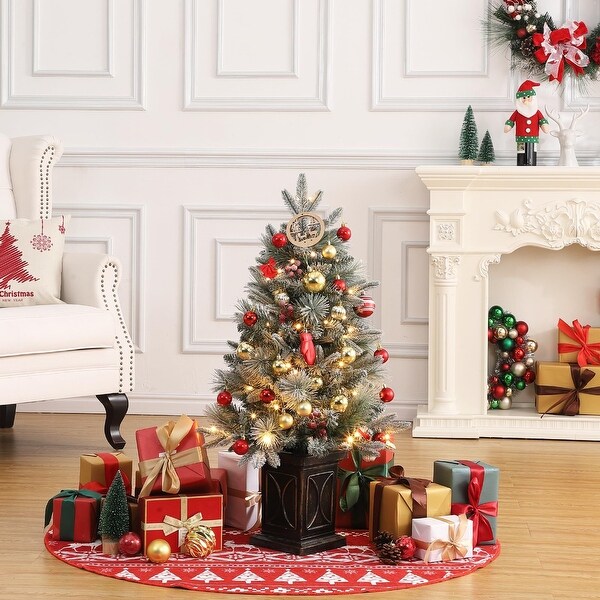 3ft Small Christmas Tree PreLit Artificial Christmas Tree