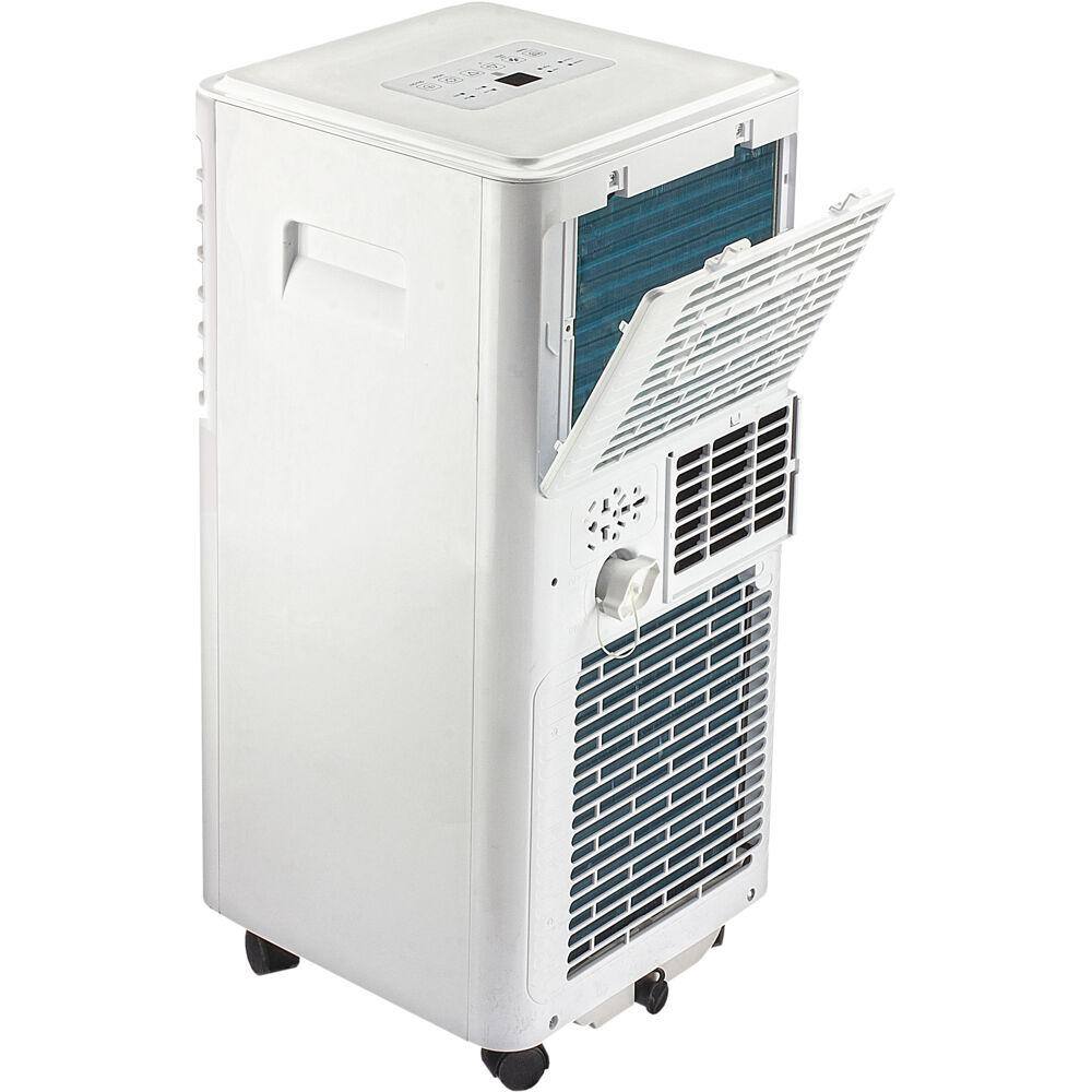 Arctic Wind 7500 BTU (5000 BTU DOE) Portable Air Conditioner with Wheels 200 sq. ft. LED Display Auto Restart 3-Speeds in White 2AP7500A