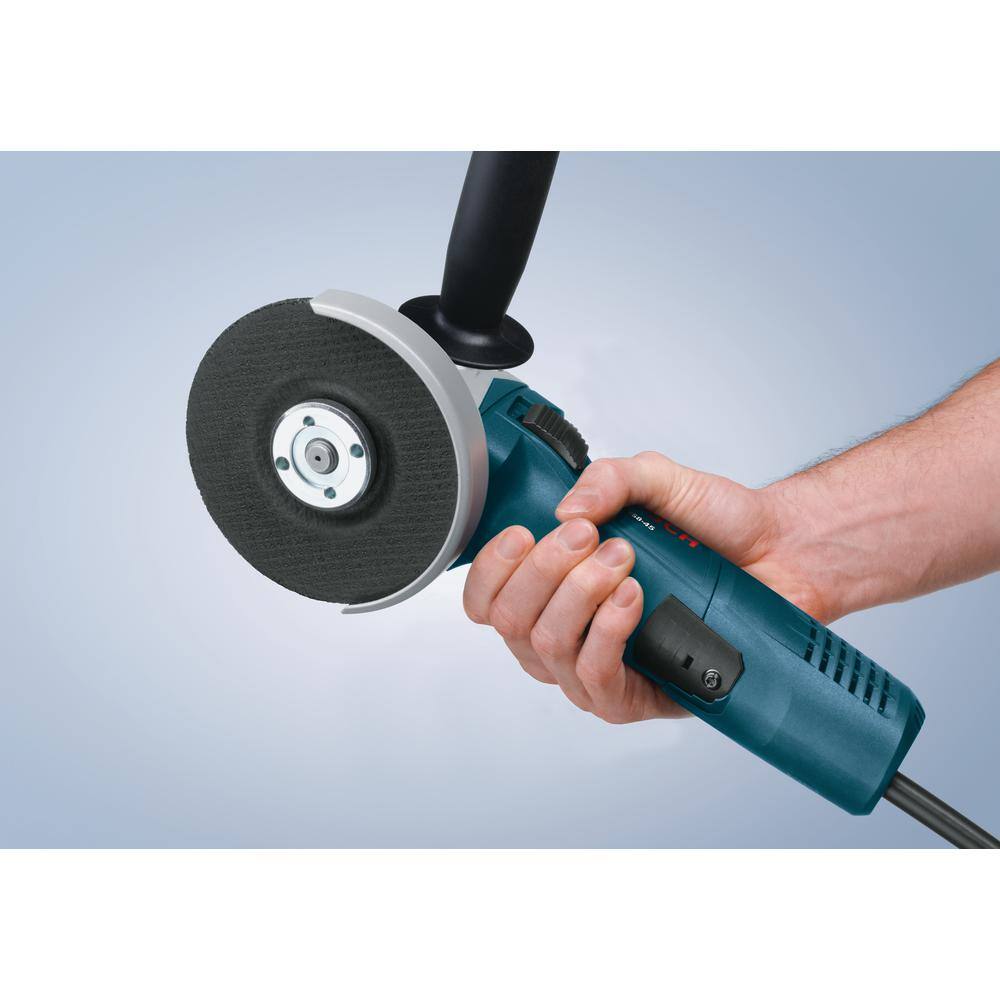 Bosch 7.5 Amp Corded 4-12 in. Angle Grinder with Lock-on Slide Switch GWS8-45