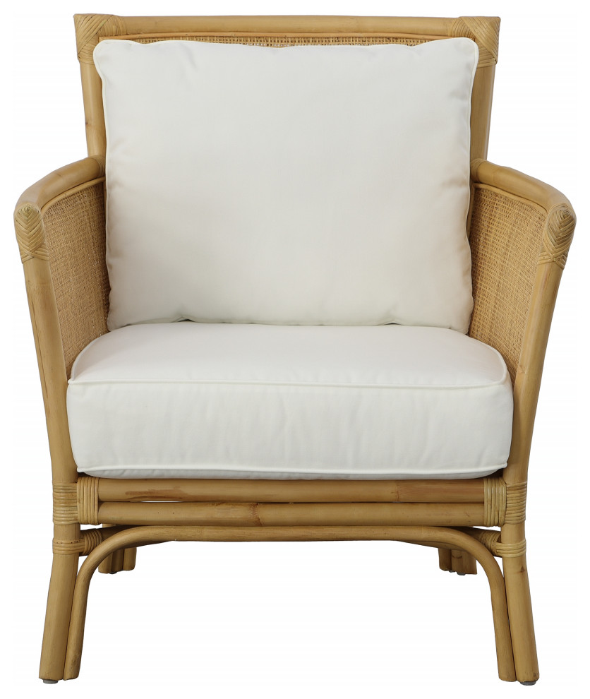 Pacific Rattan Armchair   Tropical   Armchairs And Accent Chairs   by Ownax  Houzz