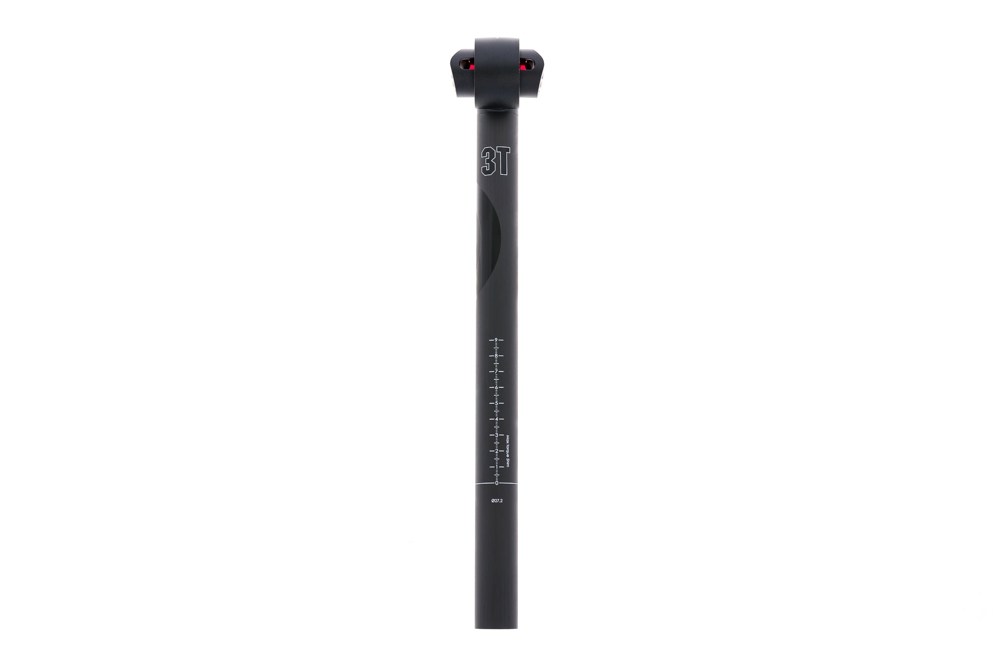 3T Ionic 25 VR Team Seatpost 27.2x350mm Carbon 25m Setback Black
