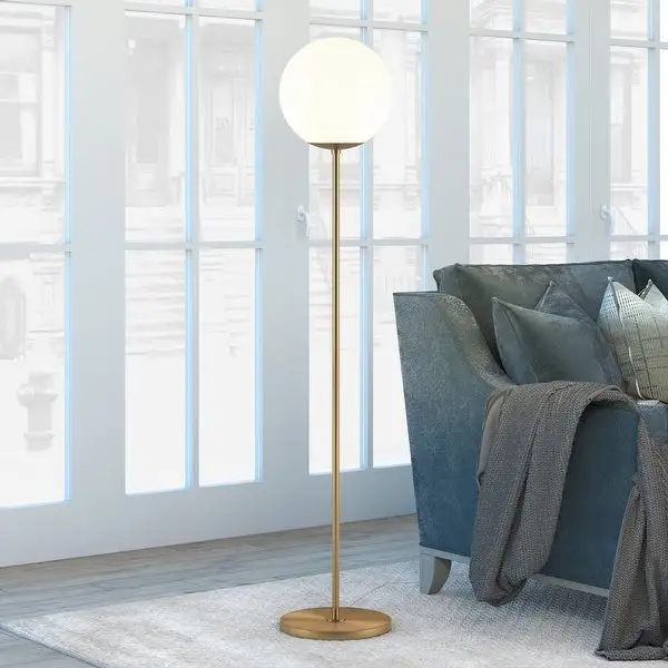 Theia Globe Shade Floor Lamp