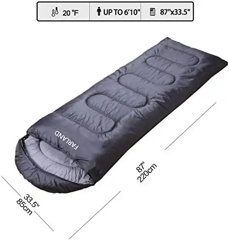 Sleeping Bags with Compression Sack Portable and Lightweight for 3 4 Season Camping Hiking Waterproof Backpacking and Outdoors