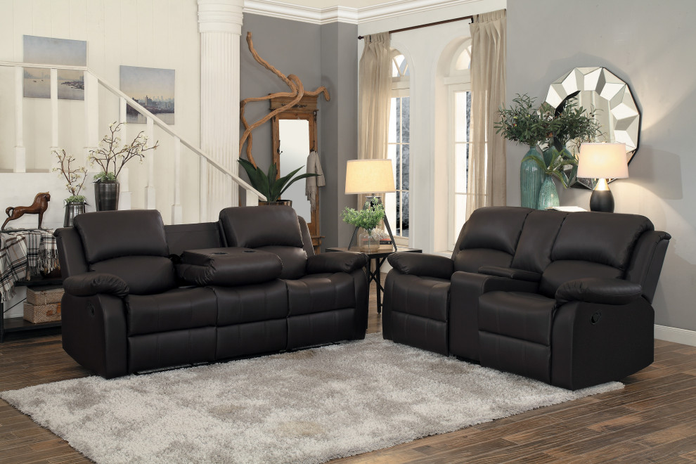 Dresden Reclining Sofa Collection   Contemporary   Sofas   by Lexicon Home  Houzz