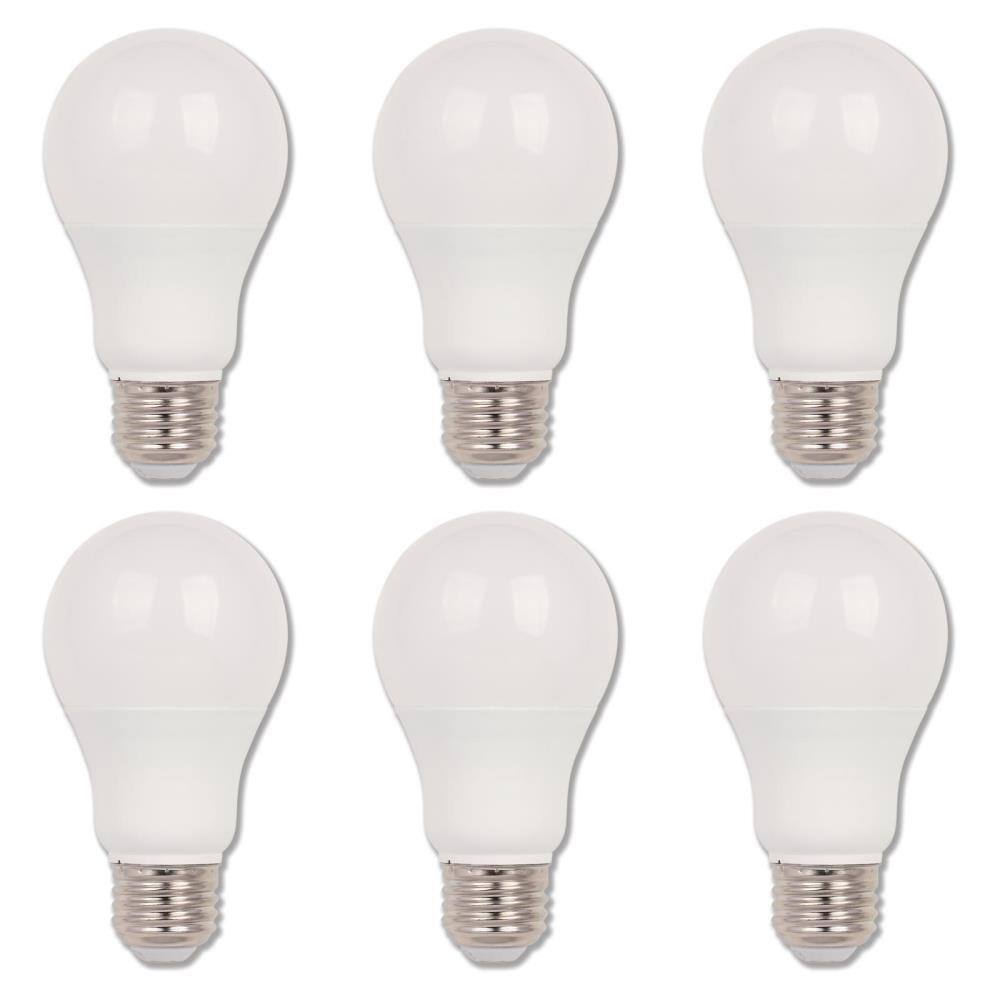 Westinghouse 75-Watt Equivalent Omni A19 Dimmable Soft White LED Light Bulb Bright White Light (6 Pack) 5081120