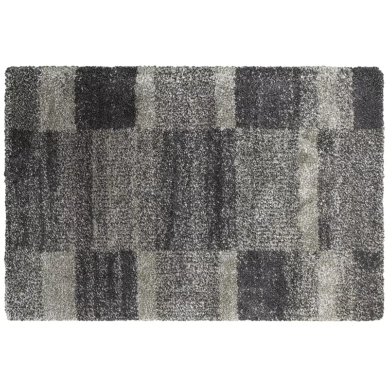 StyleHaven Hillcrest Shaded Blocks Shag Rug