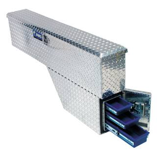 UWS 48 in. Bright Aluminum Passenger-Side Truck Fender Tool Box (Heavy Packaging) FW-48-DS-P