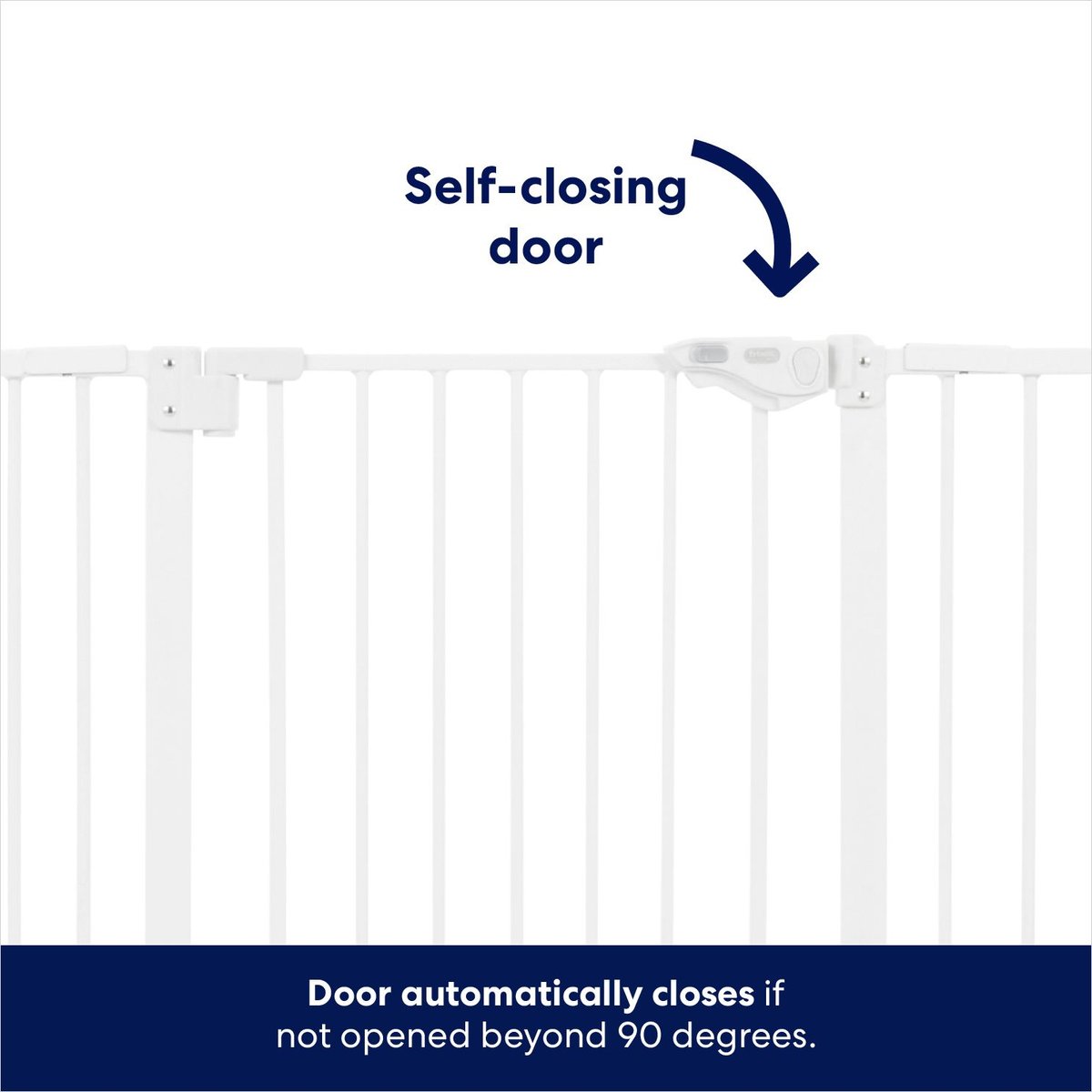 Frisco Steel Extra Wide Auto-Close Dog Gate