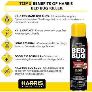 Harris Egg Kill and Resistant Bed Bug Spray BLKBB-16A