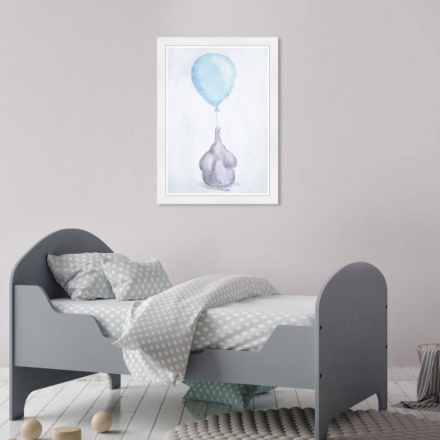 X 21 quot My Blue Balloon Animals Framed Art Print Wynwood Studio