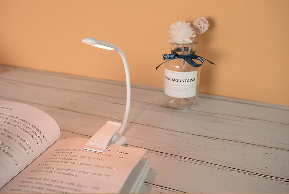 Book Light， Rechargeable Led Usb Reading Light， Eye Protection Clip Light， Bed Lamp For Kidsbookworms，for Bed， Sofa， Music Stand， Office， Travel