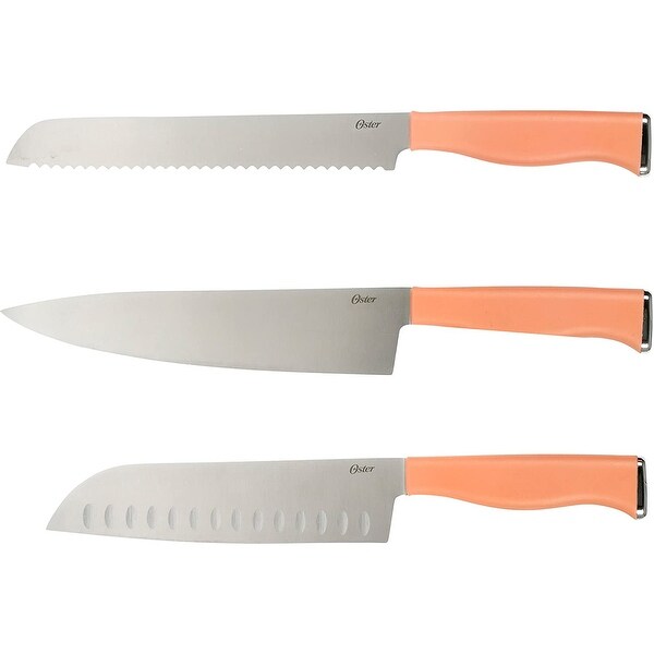 15 Piece Stainless Steel Blade Cutlery Set in Coral