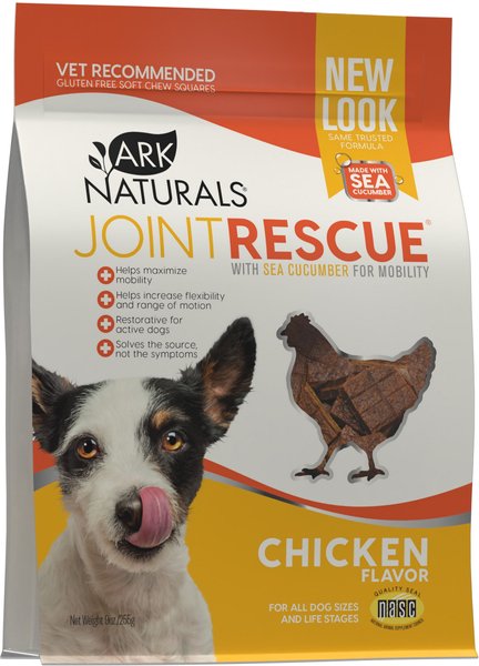 Ark Naturals Joint Rescue Chicken Flavored Soft Chew Joint Supplement for Dogs