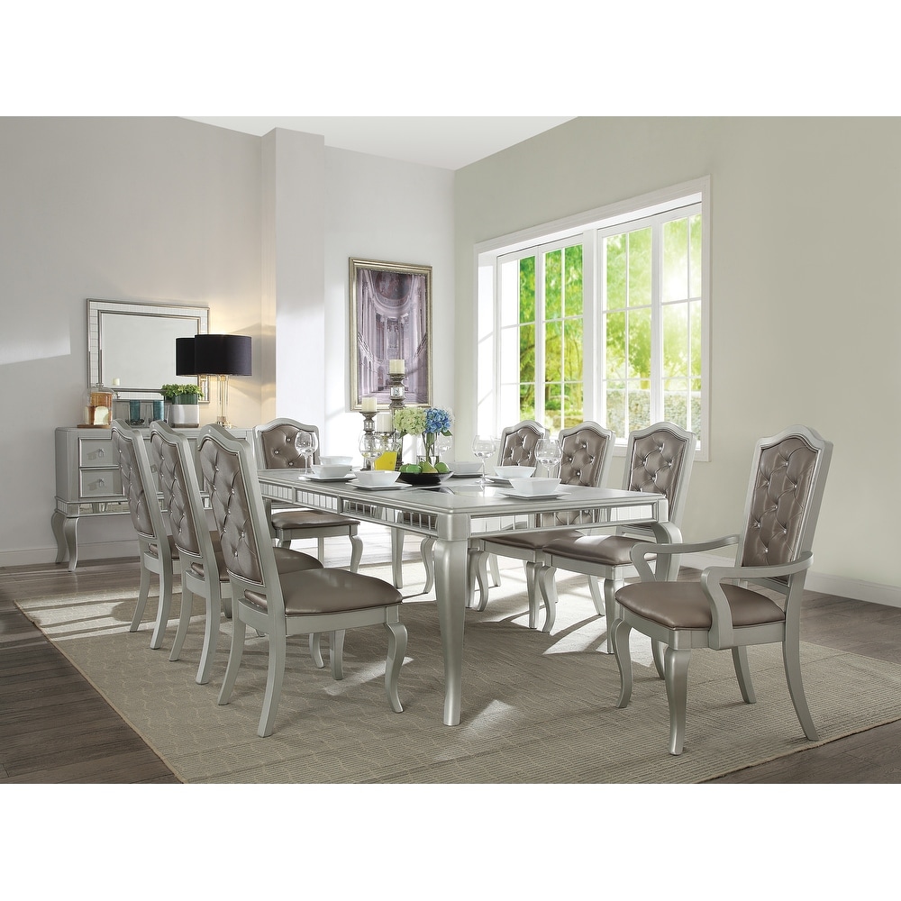 ACME Francesca Dining Table  Champagne