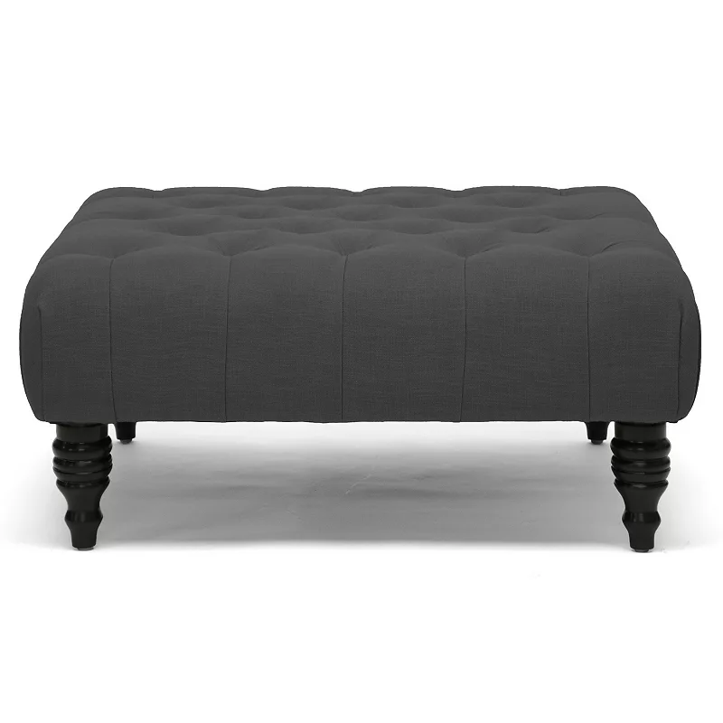 Baxton Studio Keswick Ottoman