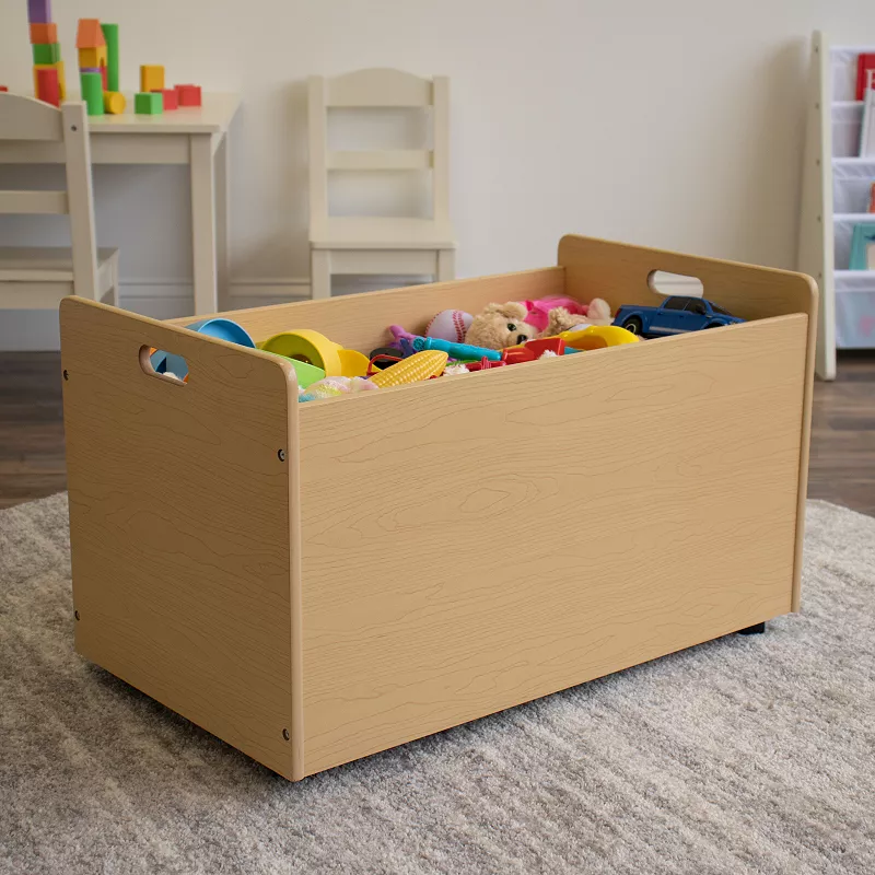 Humble Crew Rolling Toy Box