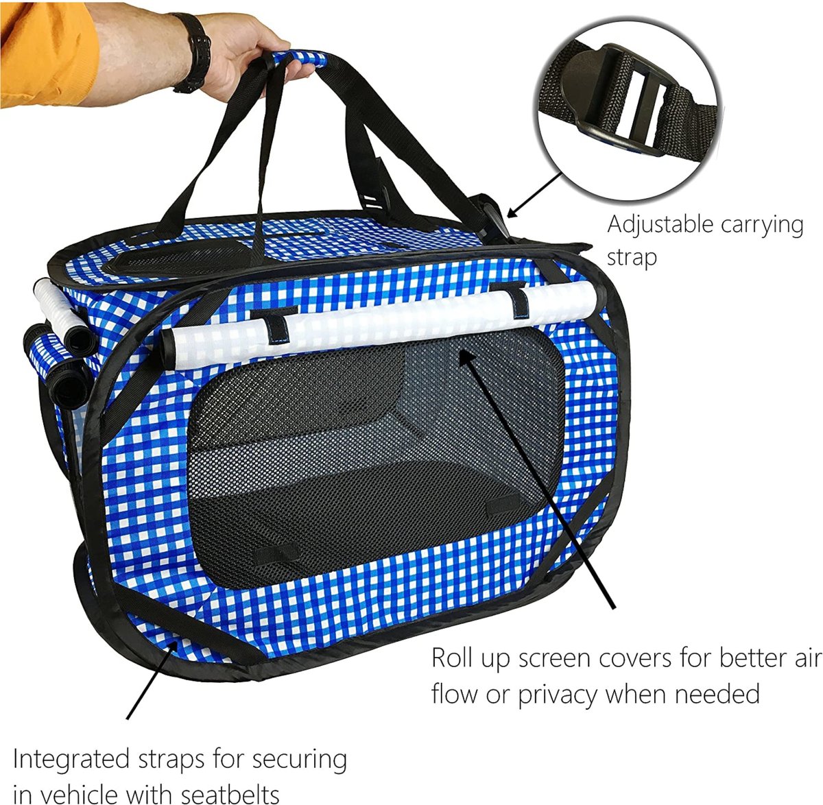 Pet Fit For Life Popup Dog and Cat Carrier