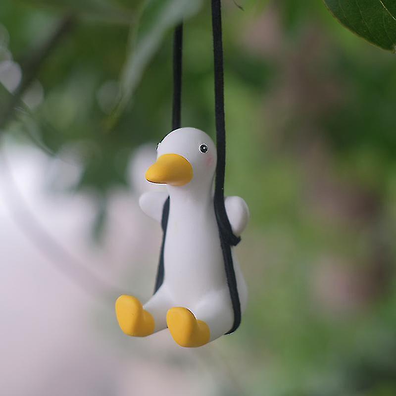 Cute Animal Car Pendant Swinging Autumn Car Rearview Mirror Charm Pendant Charm