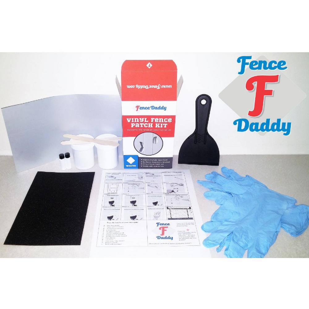 Vinyl Fence Repair Kit in White 45-0GSK-E42F