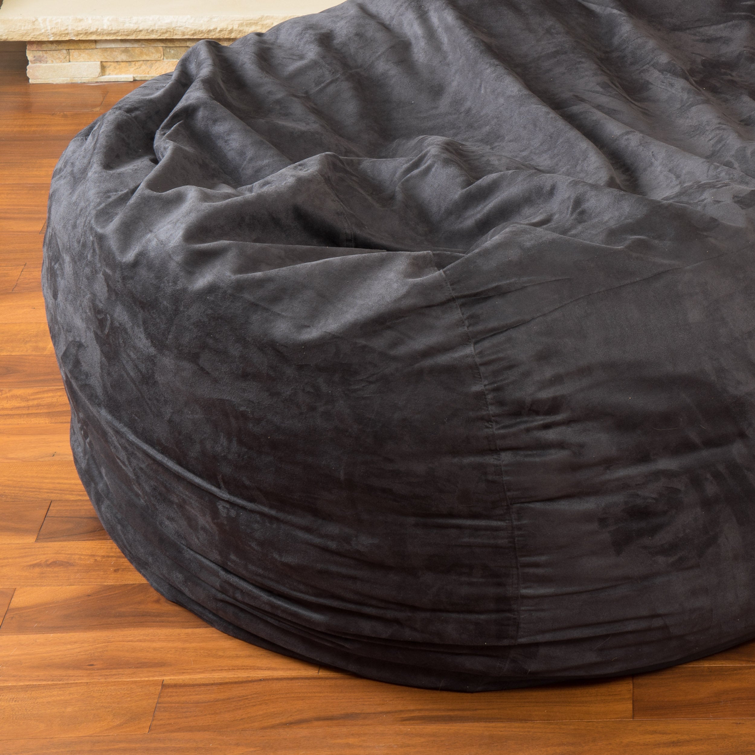 Thanvi Traditional 8 Foot Suede Bean Bag (Cover Only)