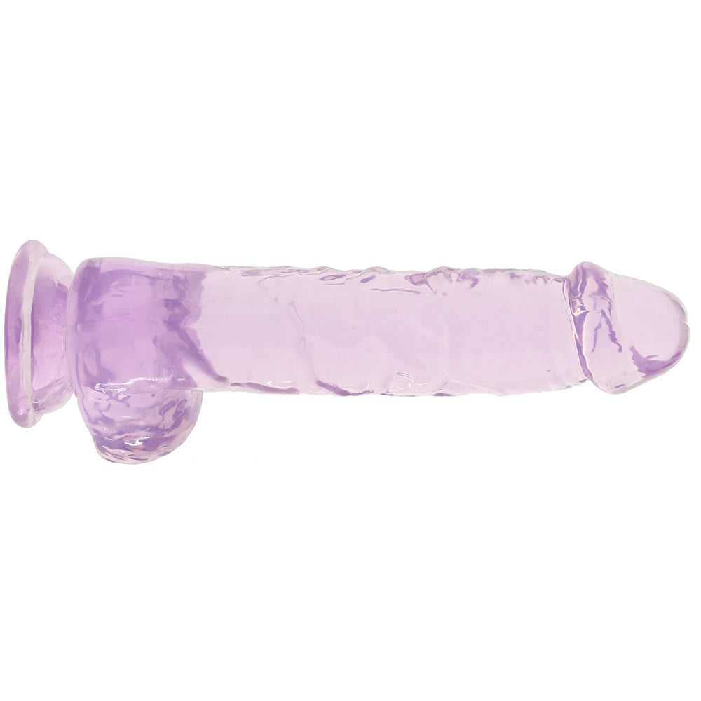 Naturally Yours 6 Inch Crystalline Dildo in Amethyst